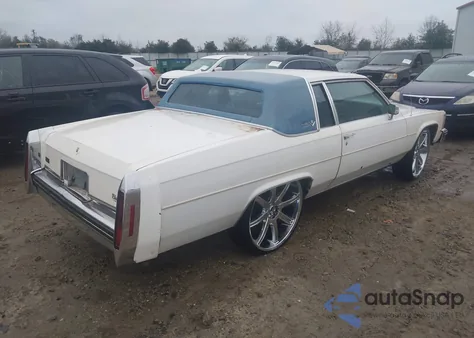 1984 Cadillac Deville z USA, uszkodzony, nr VIN 1G6AM4783E9125835